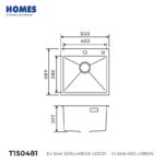T5048 drop in kitchen sink - 图片 4