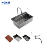 LR7546 Multifunctional Waterfall Kitchen Sink - 图片 4