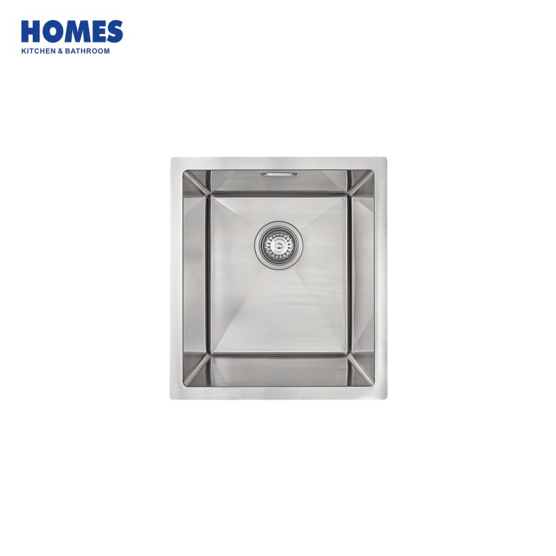 40cm Undermount Single Bowl 16 Gauge Stainless Steel Bar Kitchen Sink (U4045)