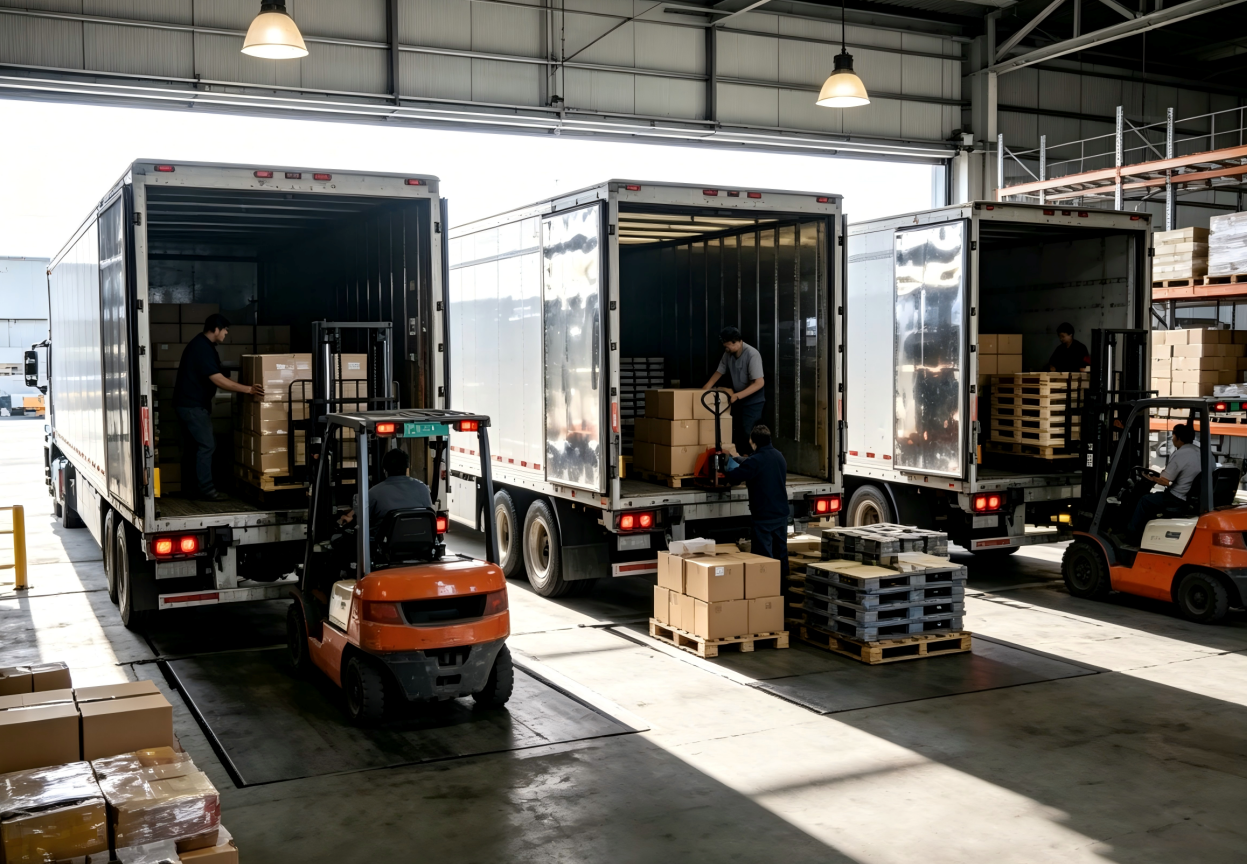Professional loading team