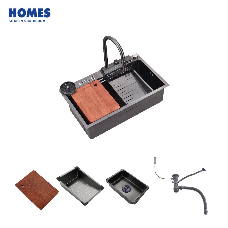 TK7546 Multifunctional Waterfall Kitchen Sink